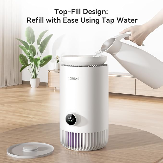 Humidifier and Air Purifier in One, Evaporative Humidifier and HEPA Air - Image 6