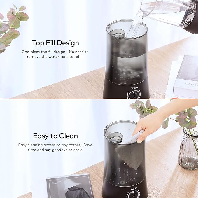 Humidifiers for Bedroom - 4L Cool Mist Humidifier Top Fill Oil Diffuser Quiet - Image 4