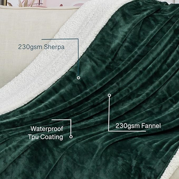 Waterproof King Size Blankets for Bed Spill-Proof, Water Proof & Mess-Free Cozy - Image 4