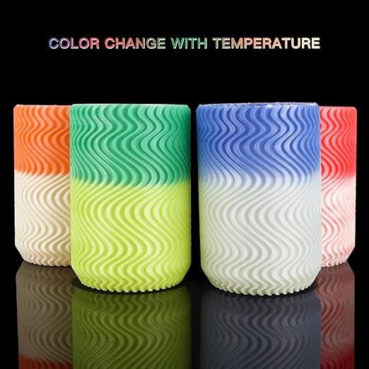 AMOLEN 3D Printer Filament Bundle, Temp Change PLA Filament 1.75mm Bundle - Image 2