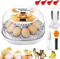 Incubators for Hatching Eggs, Chicken Waterer Cups, Automatic Egg Turner Holds by MYMULIKEHOME