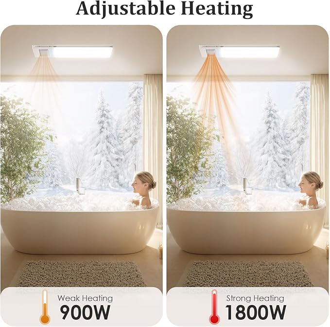 4 in 1 Bathroom Exhaust Fan - Image 6