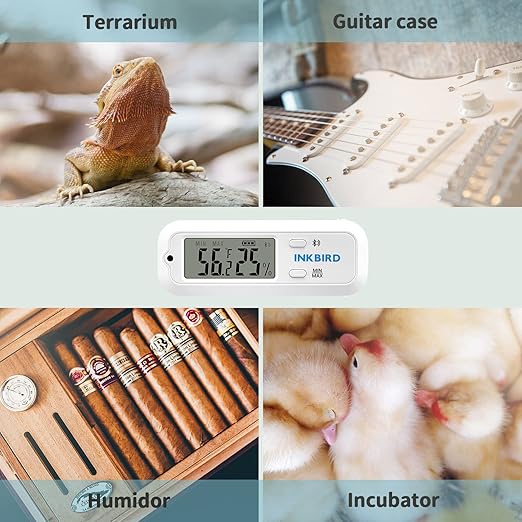 Inkbird Mini Digital Thermometer and Hygrometer, Temperature Humidity Bluetooth - Image 7