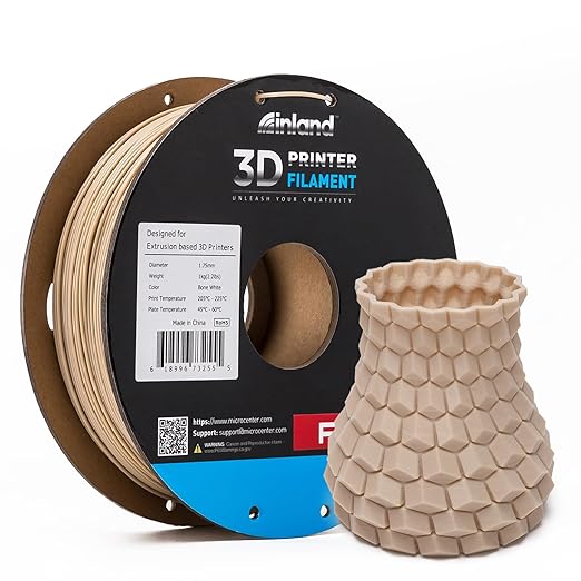 INLAND Micro Center PLA+ 3D Printing Filament 1.75mm by INLAND