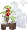 homenote Clear Nursery Pots for Plants, 3/4/5 Inch Plant Pot for Planting by HOMENOTE