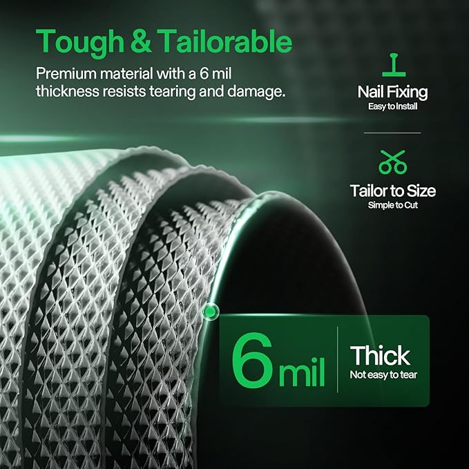 VIVOSUN 6 Mil Mylar Film Roll, 4 ft. x 10 ft. Diamond Film Foil Roll, - Image 4
