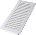Decor Grates PL412-WH Lattice Floor Register, 4x12 Inches by DecorGrates