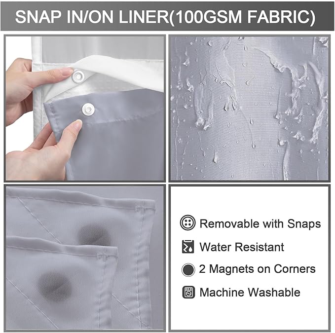 Replacement Snap-in Fabric Liner 71" W x 55" L, - Image 4