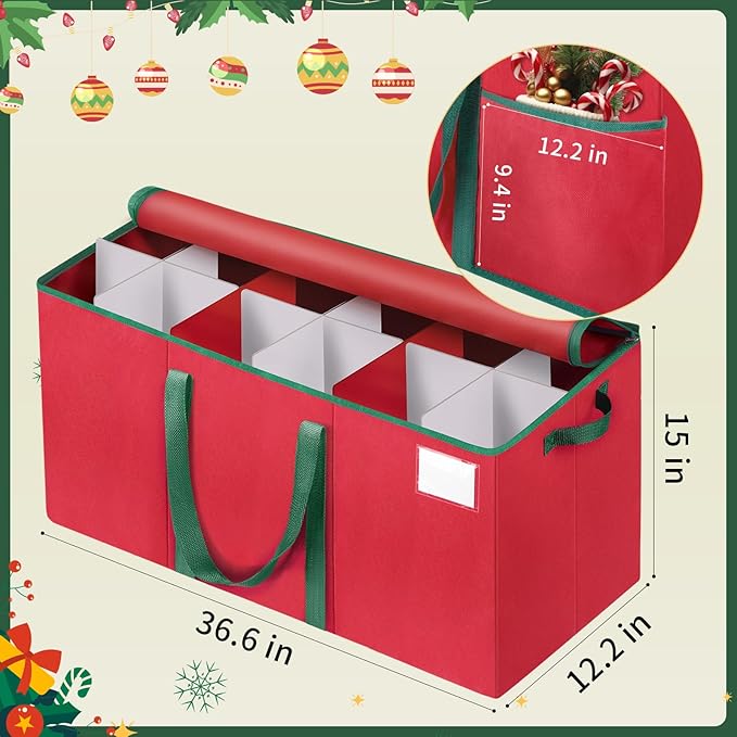 Nutcracker and Figurine Collectibles Storage Box， Large Ornament Storage - Image 2