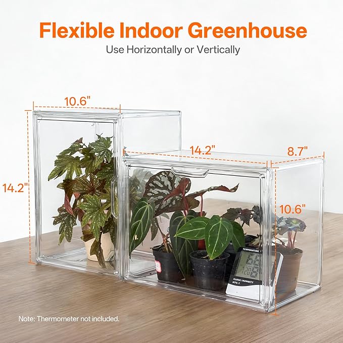 Bstrip Tabletop Greenhouse, GM4 Small Greenhouse - Image 6