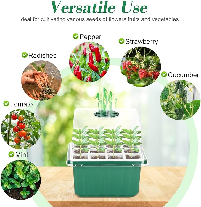 Mckanti 4 Set Self-Watering Seed Starter Tray Kits - Image 7