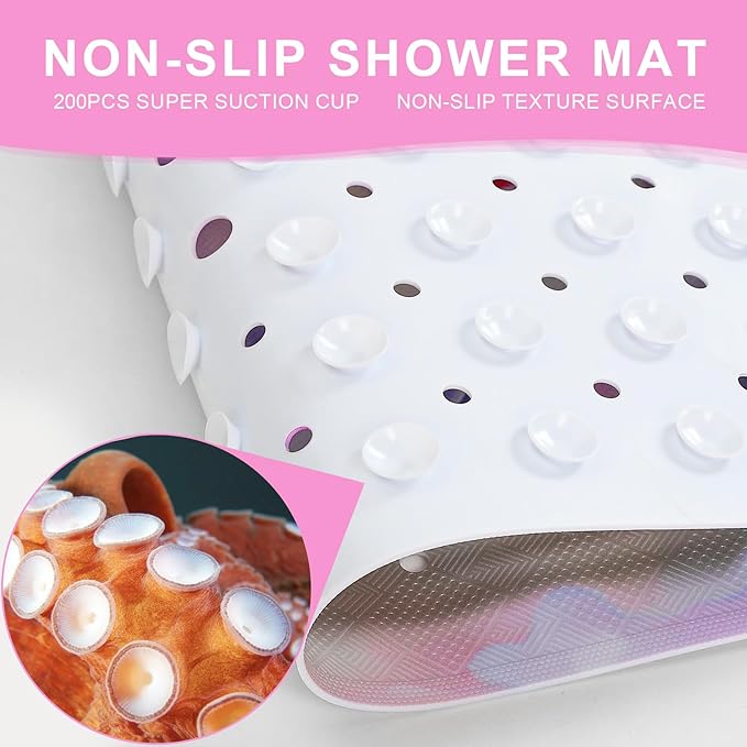 XIYUNTE Baby Bath Mat for Tub Non Slip Kids Bath Mat - Image 3