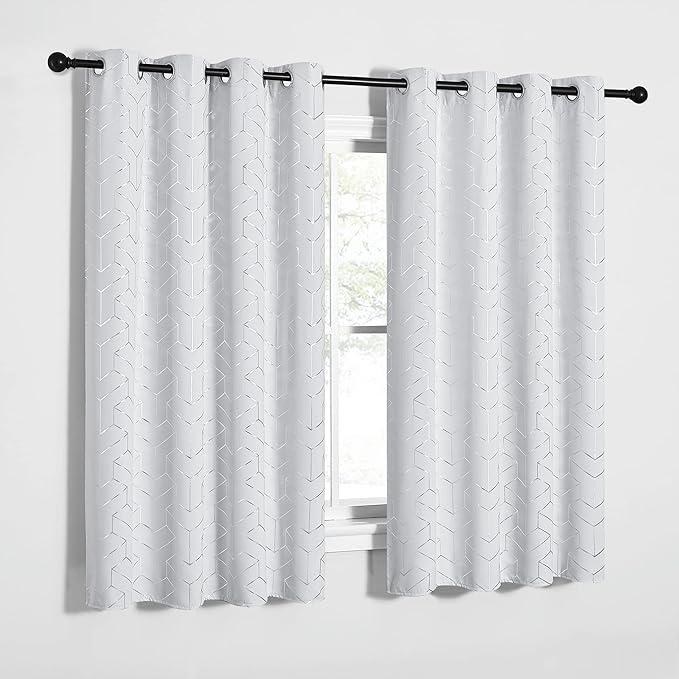 NICETOWN Greyish White Curtain Panels by NICETOWN