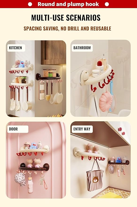New Suction Cup Display Shelf and Hooks - Image 6