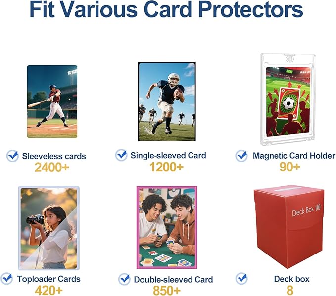 Trading Card Storage Box with Magnetic Closure - Image 7