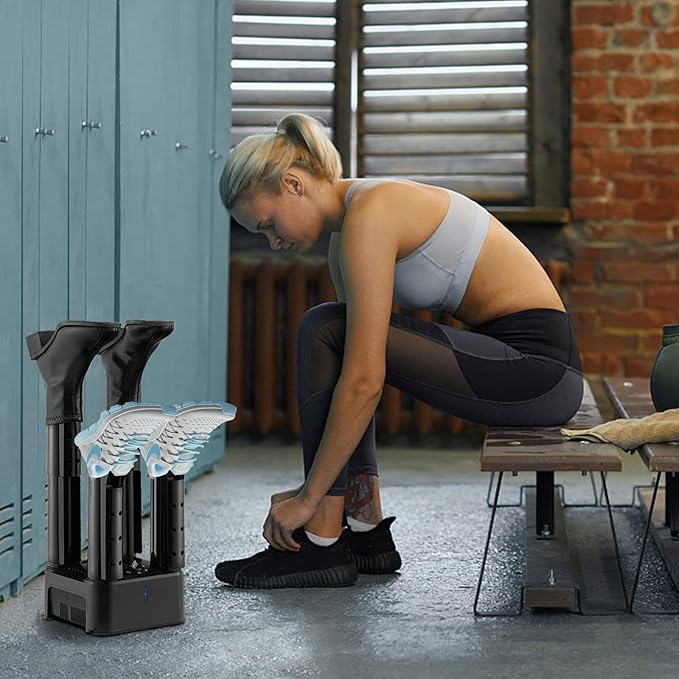 COSTWAY Shoe Dryer, 180 Mins Timer, CETL Standard Noiseless Boot Warmer - Image 8