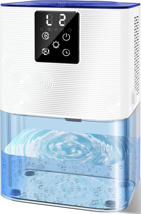 Dehumidifier, MTOX 3L/105 oz Small Dehumidifiers by MTOX