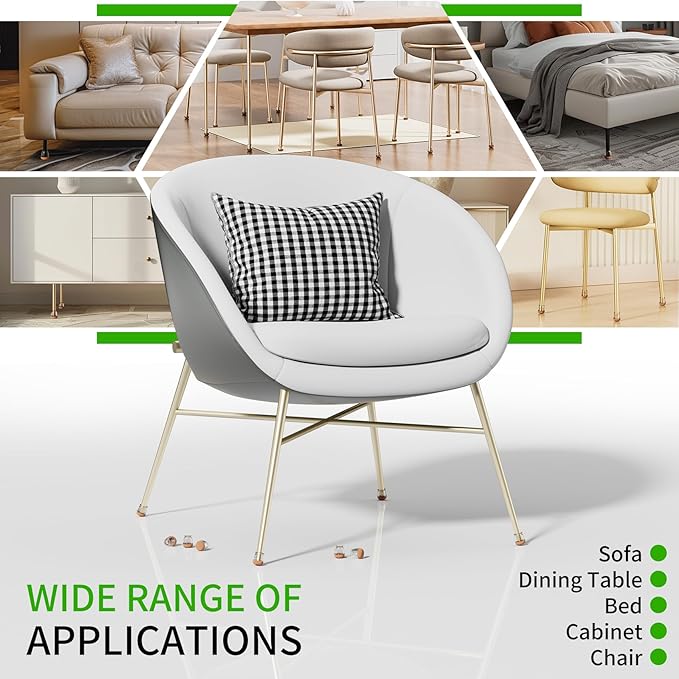 8 Pcs Extra Small Chair Leg Floor Protectors - Image 8