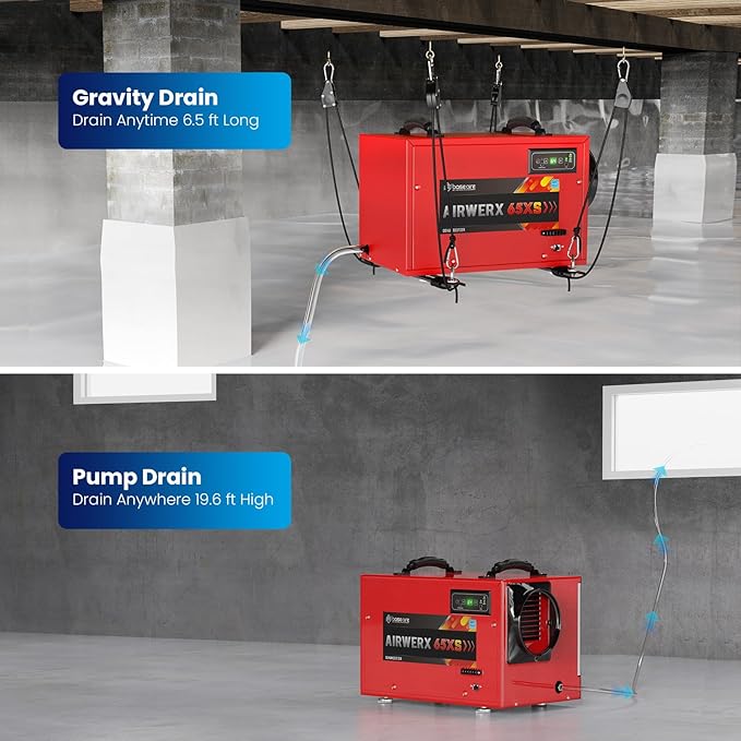 BaseAire 120 Pints Crawl Space Dehumidifiers - Image 3