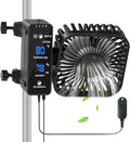 4" Grow Tent Fan with Auto Humidity Control | Quiet Oscillating Ventilation by DAOTAILI