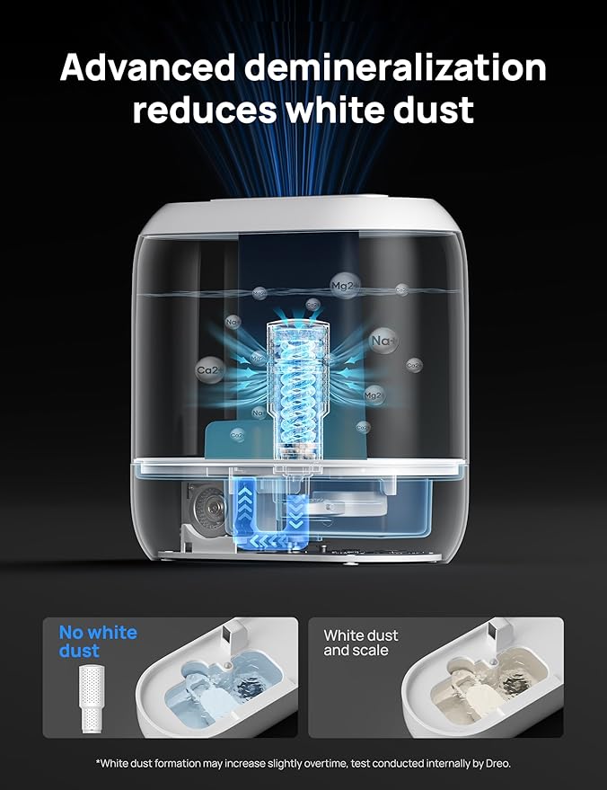 Dreo Smart Humidifiers for Bedroom-Filter Included, Top Fill 4L Humidifier - Image 6