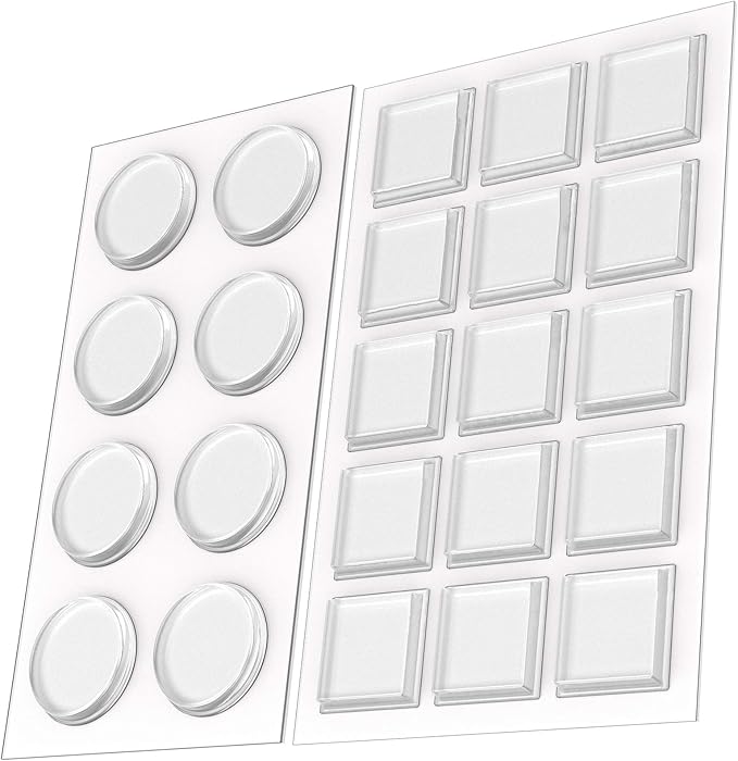 1 Inch Clear Adhesive Bumpers Combo Pack - Image 2