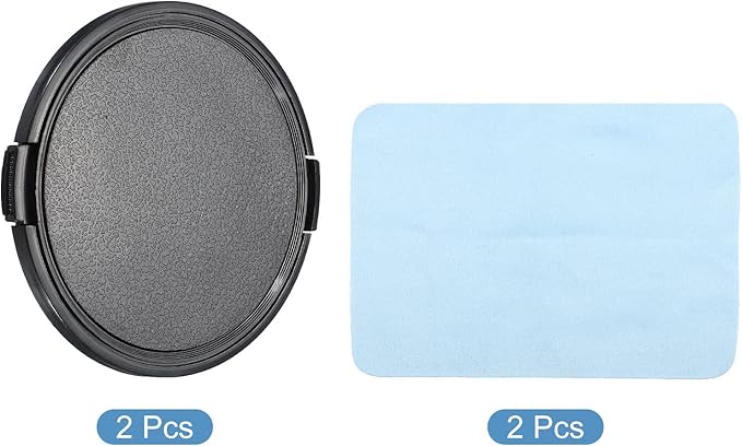PATIKIL Camera Lens Cap, 2 Pack Sides Pinch Front Lens Cover - Image 3