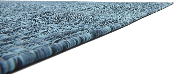 Unique Loom Collection Casual Transitional Solid Heathered Indoor/Outdoor - Image 8