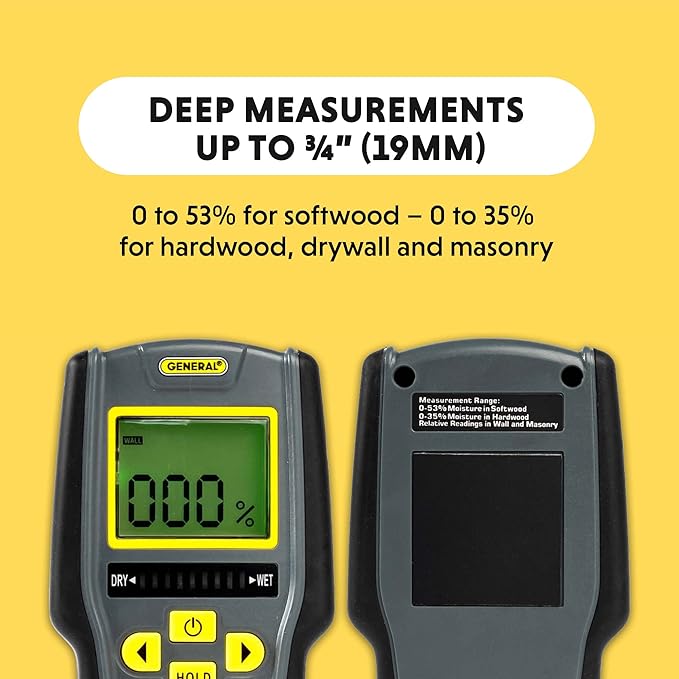 General Tools Digital Moisture Meter MMD7NP - Image 4