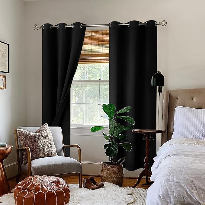 BGment Thermal Insulated 100% Blackout Curtains - Image 2