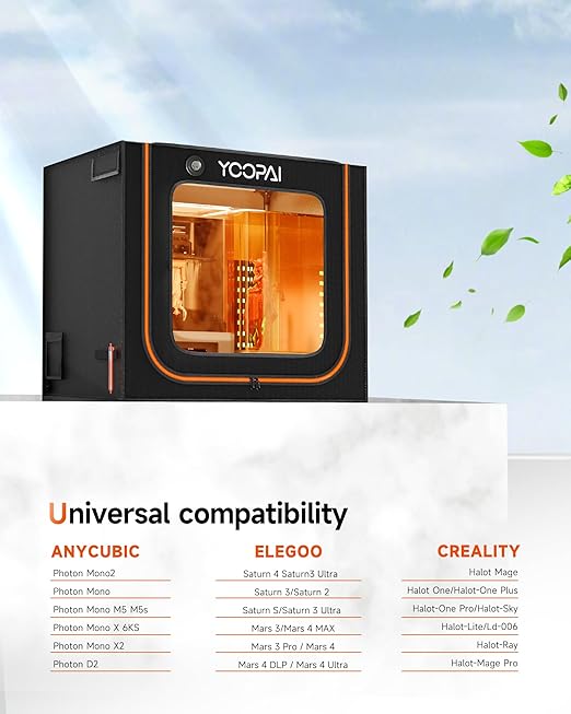 Multifunctional Large Resin 3D Printer Enclosure - Image 8