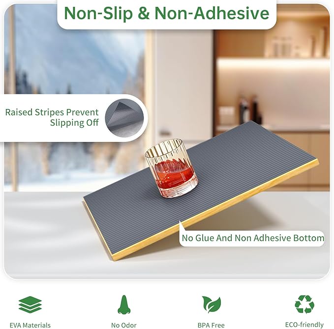Shelf and Drawer Liner for Kitchen Cabinet, Non-Adhesive 24in x 360in - Image 2