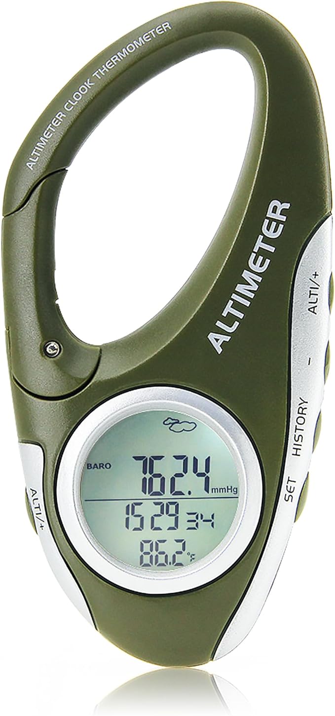 Digital Altimeter Portable Compass by AMTAST