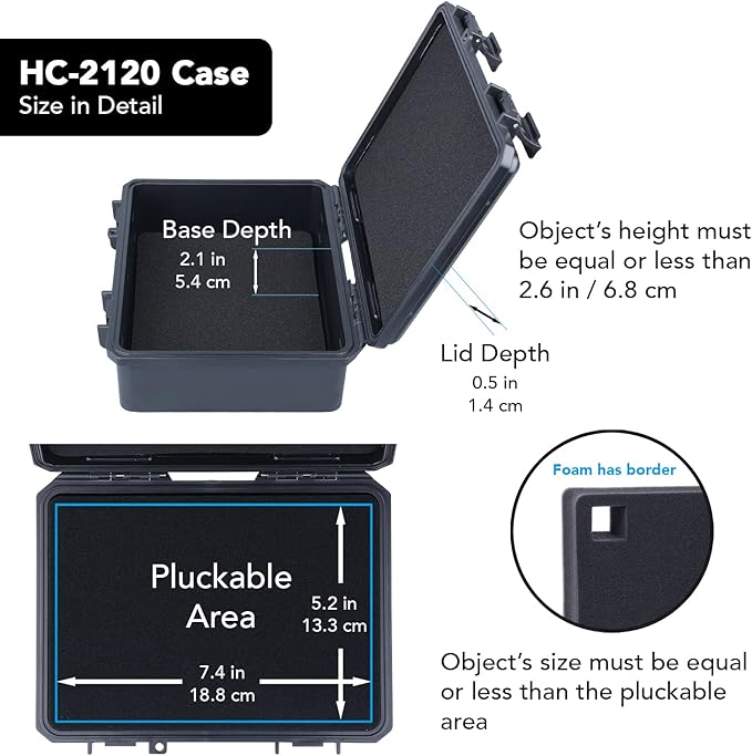 Lykus HC-2120 Mini Hard Case Dry Box - Image 3