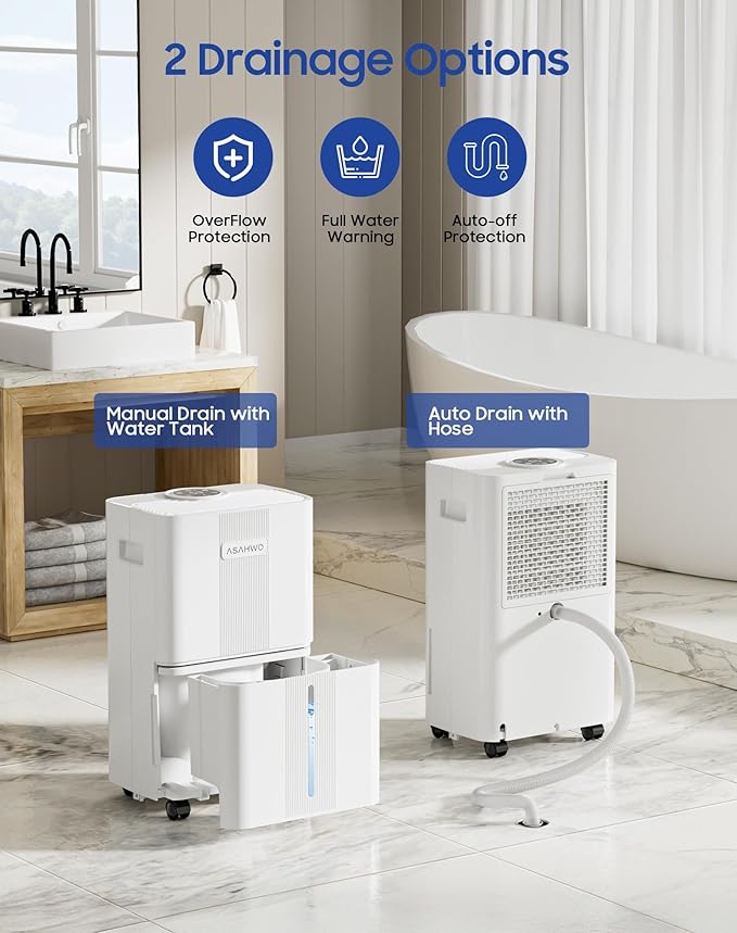 1600 Sq.ft Dehumidifier for Home, 21 Pints Dehumidifier for Basement - Image 5