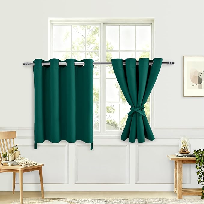 Hiasan RV Blackout Curtains for Bedroom, 52 x 36 Inches Long by Hiasan