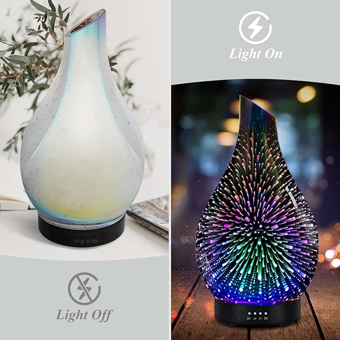 Essential Oil Diffuser 120ml Ultrasonic Aromatherapy Diffuser - Image 2