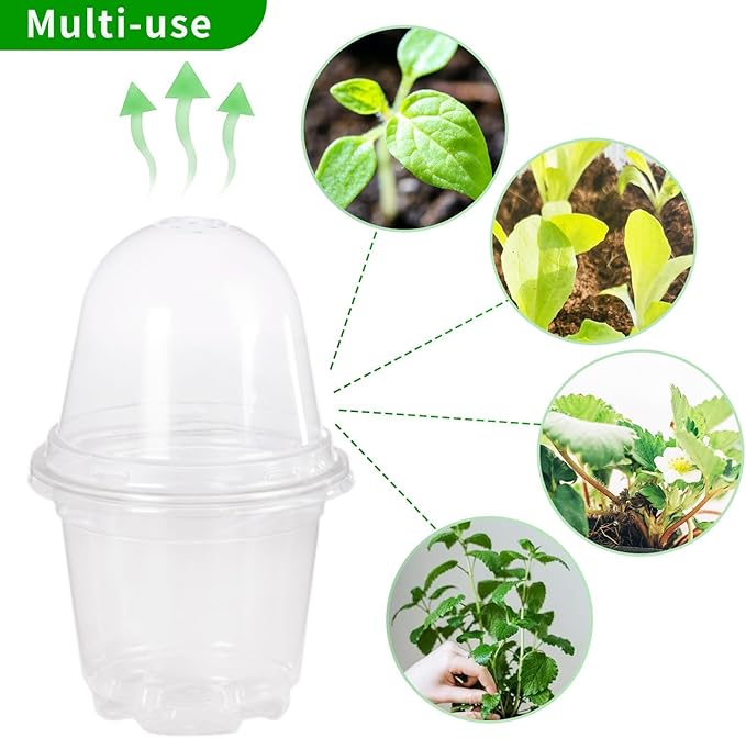 JOPY 4 Inch Plastic Nursery Pots - Image 4
