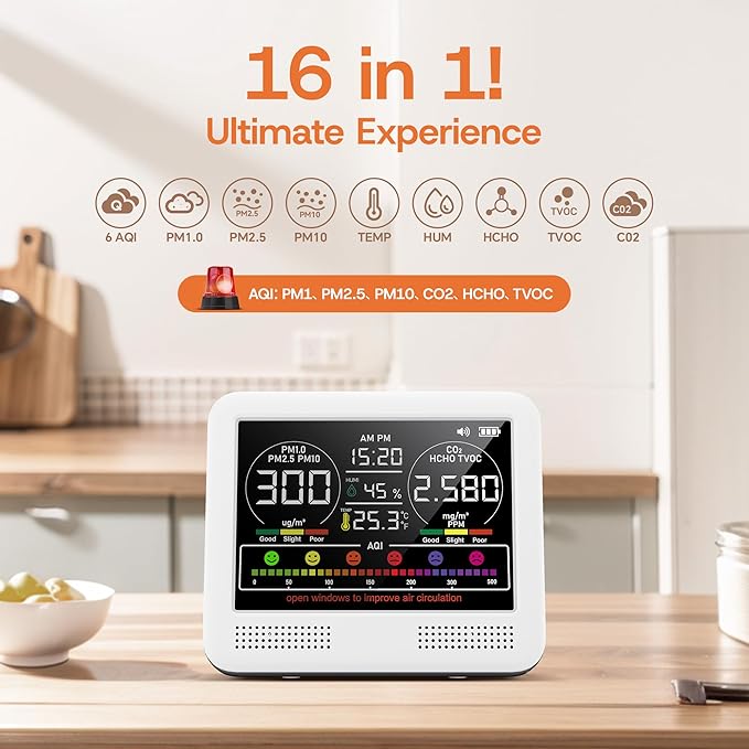 16-in-1 Indoor Air Quality Monitor - Image 2