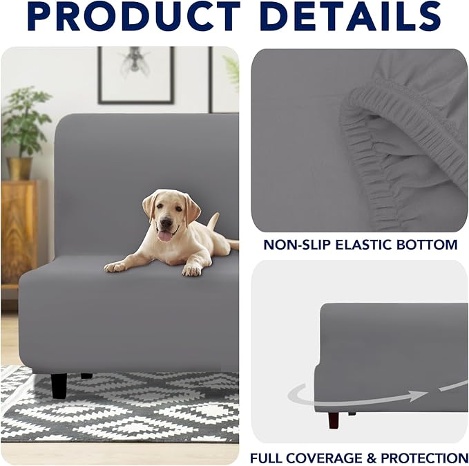 PureFit 100% Dual Waterproof Futon Cover, Couch Cover - Image 4