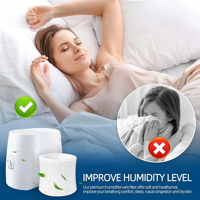 HC-888 Humidifier Replacement Wicks Filters: - Image 5