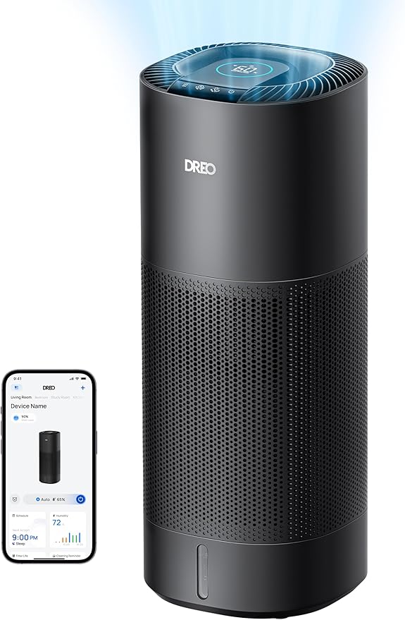 DREO Smart Evaporative Humidifier Large Room up to 1000ft², 800ml/h High Output by DREO