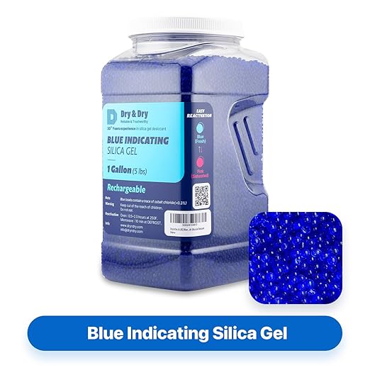 Dry & Dry Blue Indicating Silica Gel Beads Desiccants - Image 2