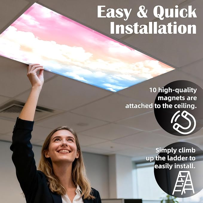 Fluorescent Light Covers -1PCS 4x2 Feet Classroom Covers - Image 3