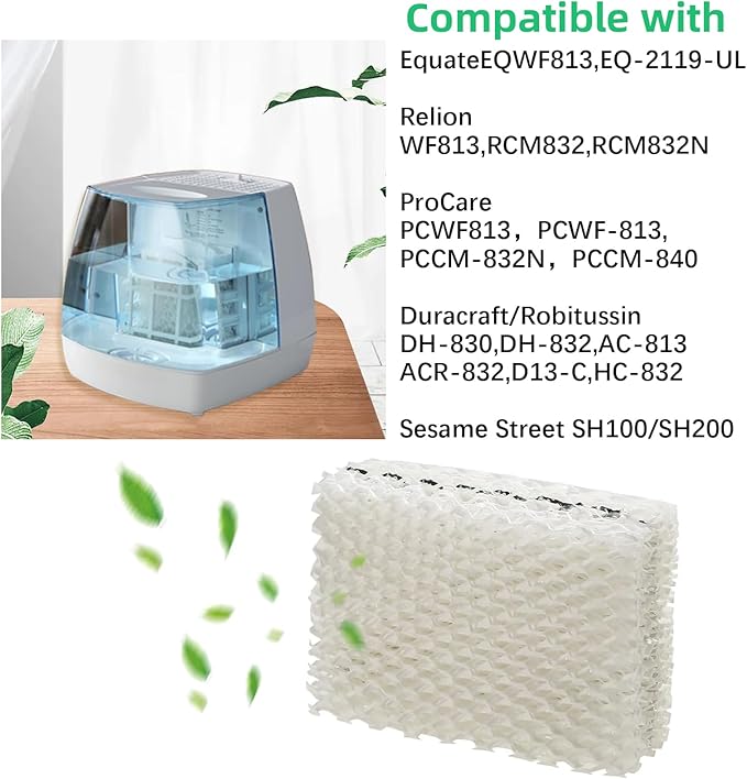 kakofaci 4 Pack WF813 Humidifier Filters Replacement Compatible - Image 3