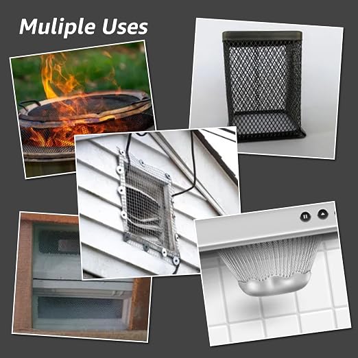 AMZDEPOT 6 Pack 12x8 Inch Stainless Steel Wire Mesh Screen - Image 5