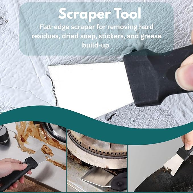 Crevice Cleaning Brush Set 11-Piece Multi-Purpose Hard & Soft Bristle Brushes - Image 9