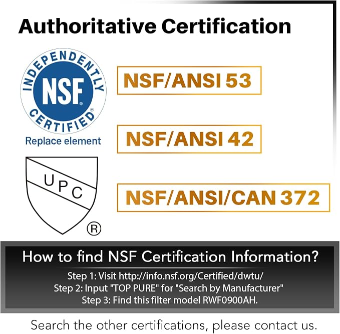 ICEPURE PLUS NSF/ANSI 53 Certified UKF8001 Refrigerator Water Filter Compatible - Image 3