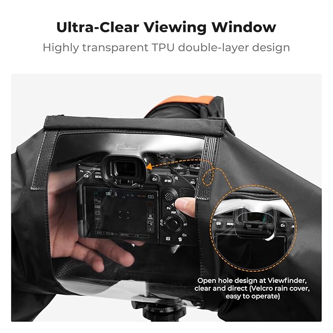 K&F CONCEPT Professional Camera Rain Cover, Waterproof Raincoat - Image 3