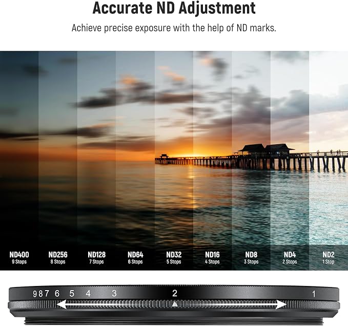 NEEWER 52mm ND2-400 Variable ND Filter - Image 3